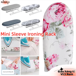 Giá để bàn ủi nhỏ NORDICLIFE, Đồ dùng gia đình có thể gập lại Bảng ủi Mini, Vỏ ủi quần áo kim loại chịu nhiệt gia đình