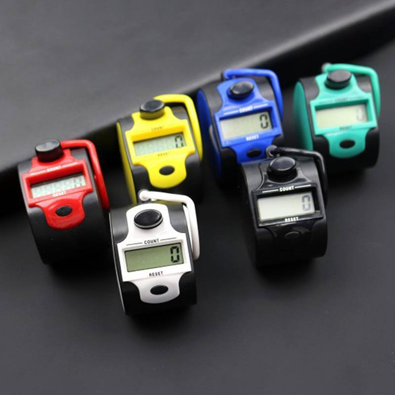 JCSYFAC Tally Counter Cầm Tay Đan Hàng Cliers 5 Chữ Số Cầm Tay Bằng Tay LCD Điện Tử Thể Thao Đếm Công Cụ Mới