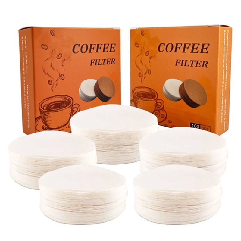 JCSYFAC 100 Chiếc Giấy Lọc Cà Phê Bộ Lọc Giấy Espresso 54 / 56 / 60 / 62 / 64 / 68MM Màn Hình Pu Cho Portafilter Máy Dụng Cụ Mới