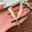 Kudosation Ngọt Ngào Mát Rỗng Chữ Thập Mặt Dây Đeo Ren Choker Nelace Cho Nữ Bé Gái Xương Đòn Dây Chuyền Trang Sức Dự Tiệc Quà Tặng Đẹp
