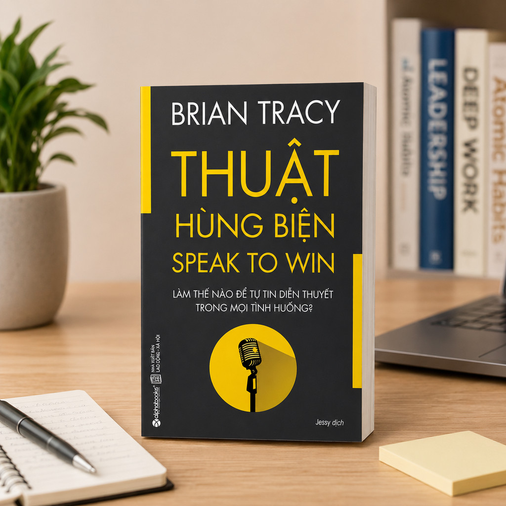 Sách - Thuật Hùng Biện - Cách để tự tin diễn thuyết trong mọi tình huống - Brian Tracy (Alpha Books)