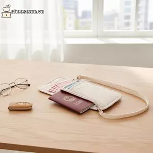 Cheenm Lưu trữ tài liệu du lịch Túi chống nước 6 khe cắm thẻ Hộ chiếu Ví Ne cho cuộc phiêu lưu ngoài trời VN