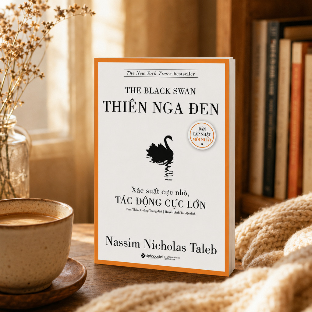 Sách - Thiên Nga Đen - Xác suất cực nhỏ, Tác động cực lớn - Nassim Nicholas Taleb (Alpha Books)