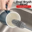 Bàn chải cốc nước silicon DAYBREAK, Bàn chải bình sữa bền bỉ, Bàn chải làm sạch cấp thực phẩm đa chức năng tay cầm dài cho các loại cốc khác nhau
