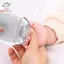 Tông đơ cắt móng tay điện 2 trong 1 HFTOY với công cụ mài đèn LED Tông đơ tự động để làm móng tay tại nhà an toàn ~