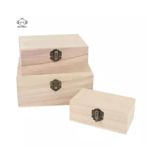 Maybest Hộp đựng đa năng bằng gỗ có nắp Hộp đựng đồ trang sức Trang trí nội thất {VN}