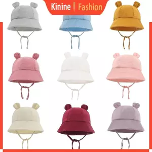 KIN Beach Mũ chống nắng cho bé Mềm mại thoáng khí Mặt trời để bảo vệ Vành rộng dễ thương Mùa hè Mũ xô cho bé Mũ đáng yêu cho tôi