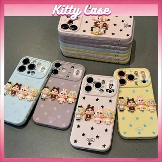 Vỏ điện thoại mẫu mới với hình búp bê cô gái khóc 3D dễ thương dành cho iPhone 11 12 13 14 15 Pro Max 16 17 Plus Vỏ