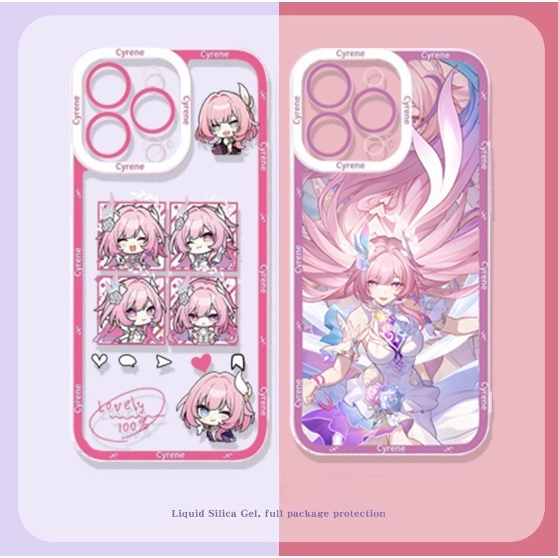 Ốp Lưng Game Honkai Star Rail Cyrene Cho Samsung Galaxy A06 A07 A05 A05S A14 A15 A33 A73 A34 A35 A12 A7 2018 Vỏ Mềm Trong Suốt Dễ Thương
