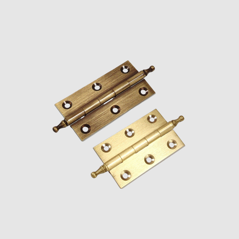Hàng sẵn có Bản lề bằng đồng thau 3cm 7cm 10cm Hộp bản lề phẳng Cửa tủ Crown Head Tất cả bản lề bằng đồng M9XU