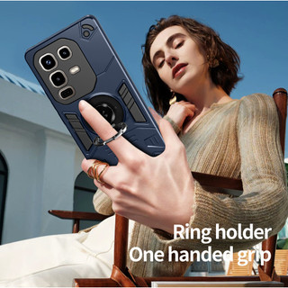 Dành Cho infinix Note 50 Pro 4G / Note 50S / Note 50x 5G Vỏ Nhẫn Đứng Giáp Lưng Cứng Bảo Vệ Hạng Nặng Khung TPU Mềm Chống Sốc Mỏng