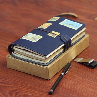 A6 Retro Notebook Sổ Tay Sổ Nhật Ký Người Lập Kế Hoạch Đa Năng Lá Rời Bìa Sách Đồ Dùng Văn Phòng Phẩm