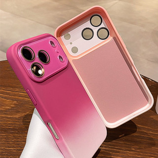 [JLK] Ốp Lưng Cho iPhone 17 Pro Max Air Gradient Màu Mềm Silicon Lỏng Chống Vân Tay Cho iPhone 16 15 14 Plus 13 12 Pro Max Vỏ Chống Sốc