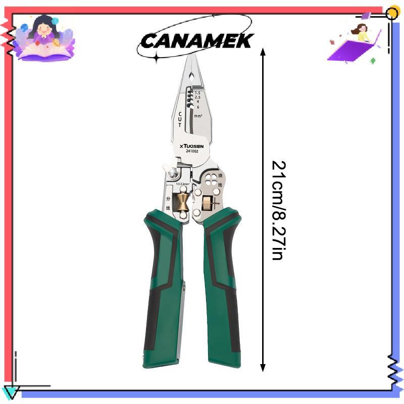 CANAMEK Dây 10 Trong 1 Với Chức Năng Đo Điện Kìm Tước Dây Để Cắt Và Kéo Dây Kéo CSF