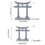 SA Bể Cá Cổng Torii Trang Trí Bể Cá Trang Trí Đá Nơi ẩn náu Hang Nhà