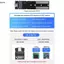 Box Ổ Cứng M.2 NVMe NGFF Hộp Đựng Ổ Cứng SSD Trong Suốt Type C 10Gbps Tốc Độ Cao Dual Protocol