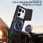 Armor Xoay Ống Kính Trượt Funda Cho Infinix Note 40 4G Ốp điện thoại Vòng Từ Tính Cho Infinix Note 40S 4G Ốp điện thoại Chân Đế Capa