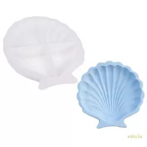 Exhila Khuôn Làm Tấm Silicon Chắc Chắn Để Làm Khay Hình Vỏ Theo Chủ Đề Đại Dương