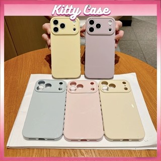 Vỏ điện thoại màu trơn đơn giản có họa tiết trái tim ở cạnh phù hợp với các mẫu iPhone 11 12 13 14 15 Pro Max 16 17 Plus