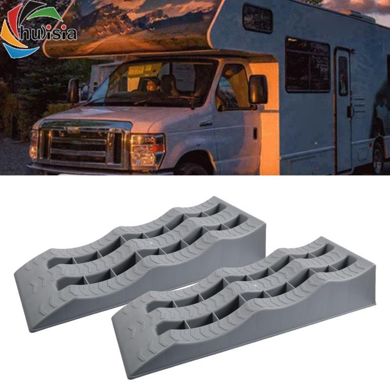 2 Chiếc Đai San Bằng Ô Tô Đa Năng Nâng Cao Chắc Chắn Tự Động Bánh Xe Chocks