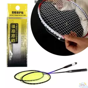 BRABRAAA Vợt Cạnh Băng, Băng bảo vệ đầu vợt trong suốt vô hình, Chống sơn Chống mài mòn Vợt tự dính Nhãn dán bảo vệ Thiết bị thể thao