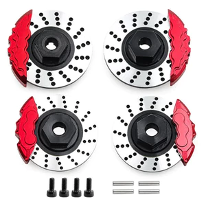 Tốt nhất RC Xe Nâng Cấp Đĩa Phanh Hợp Kim Nhôm + Bộ Calipers Cho 1 / 10 TRAXXAS 4-TEC DRIFT FORD MUSTANG RC Phụ Kiện Xe Hơi
