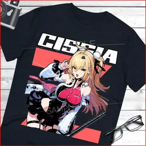 GC1 Zenless Zone Zero Áo thun người hâm mộ quà tặng Cissia ZZZ Waifu Unisex Ultra Cotton Tee GC1