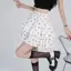 PNPIA- Cao Cấp Nơ Một Dòng Váy Bánh Hàn Quốc Hai Lớp Váy Nữ Thời Trang Cho Ngày Và Ngày Lễ