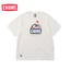 Áo thun ngắn tay đơn giản mùa hè CHUMMS 100% Cotton cao cấp in hình cắm trại cho nam và nữ0515