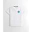 Hollister Nam Phong Cách Đường Phố Mỹ Top Cơ Bản Họa Tiết Graffiti Áo Thun Cổ Tròn Tay Ngắn