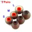 Luckyew 3 Cặp (6 Cái) L M S Đầu Tai Nghe Nhét Tai Tai Silicon Đầu Tai / Tay Tai / Đầu Tai / Tai Nghe Cho DT600 / F3 / M6 / DB3 / NX7 Pro TQ