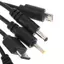 JCSYFAC 1 Cái 20cm Cáp Sạc Nguồn USB Dây Cho Điện Thoại Đa Năng 10 Trong 1 Micro USB DC Điện Thoại Di Động Sạc Adapter Cắm Mới