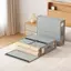 JCSYFAC Tấm Bộ Hộp Bảo Quản Tổ Chức Vải Gấp Cửa Sổ Dây Kéo Chăn Hộp Tổ Chức Tủ Quần Áo Giường Quần Áo Sắp Xếp Lưu Trữ Mới