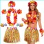 SY3 Hawaii Carnival Đảng Váy Cỏ Bộ Hula Dance Trang Phục Người Lớn Trẻ Em Mẫu Giáo Trình Diễn Sân Khấu YS3