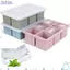 Khay đá viên DAYBREAK, Khuôn đá silicon lưới độc lập hình vuông khổng lồ, linh hoạt không độc hại có nắp Máy làm đá viên Didi Tool