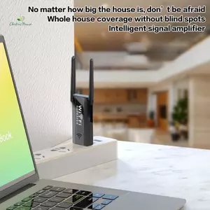 Bộ chuyển đổi lặp lại WiFi USB không dây 300Mbps Bộ mở rộng Ổ đĩa không dây Card mạng không dây Bộ định tuyến tín hiệu Bộ phát nhận WiFi mới