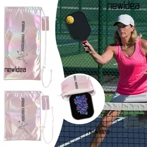 NEWIDEA Pickleball Vợt Túi Dây Rút, Polyester Màu Gradient Pickleball Mái Chèo Túi, Vợt Nhiều Màu Sắc Vỏ Bảo Vệ Pickleball Phụ Kiện