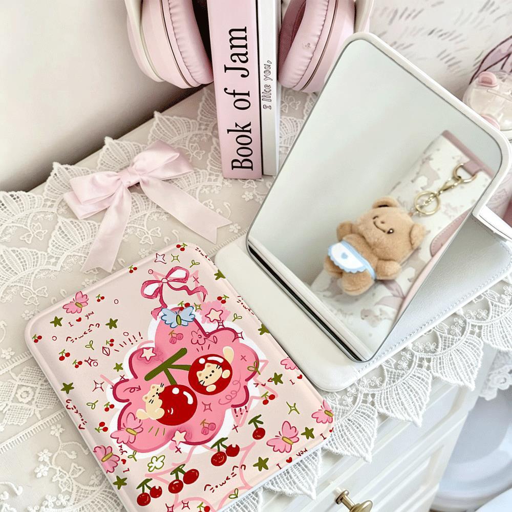 Hoa rực rỡ và anh đào Tiện lợi cho làm đẹp & du lịch Gương gấp đa năng, gọn nhẹ
