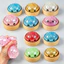 8.5cm Sáng Bóng Lấp Lánh Hạt Chảy Baozi Squishy Đồ Chơi Với Mini Hấp Hộp Mêsia Thị Giác Xúc Giác Kép Giảm Căng Thẳng Bóp Đồ Chơi