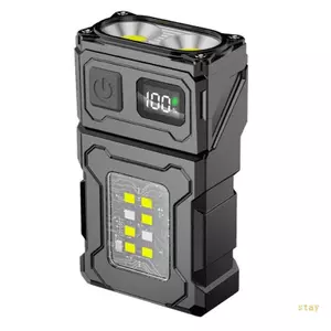 Đèn pin ngoài trời có đèn LED sáng có đầu xoay và đèn LED đế từ tính Đèn chính Chiếu sáng ngoài trời để cắm trại