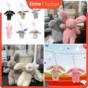 KIN Thỏ Đáng Yêu Móc Khóa Mặt Dây Chuyền Túi Mềm Trang Trí Vui Vẻ Và Phong Cách Móc Treo Trang Trí Thích Hợp Cho Chìa Khóa Túi Và Ví