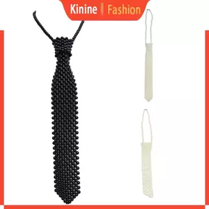 KIN Phong Cách Pháp Cà Vạt Ngọc Trai Vòng Cổ Choker Nữ Sân Khấu Đạo Cụ Vintage Cổ Điển