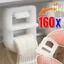 Kẹp theo dõi rèm ô tô - Nhẫn khóa ròng rọc thẳng - Dành cho đường ray rèm cửa sổ - Bộ kẹp thay thế đa năng - Dây buộc nhựa chống trượt / Giao hàng miễn phí