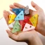 Set 10 Cái Kẹp nhựa màu tam giác - Giữ giấy tờ, tài liệu nhiều màu sắc - SUNND