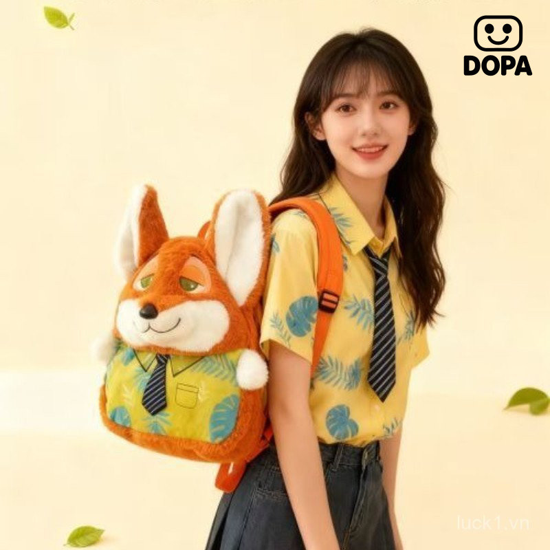 Bán chạy Crazy Animal City Phim hoạt hình Ba lô vui nhộn Giá trị cao Judy Nick Sang trọng Ba lô Anime Hàng hóa Quà tặng