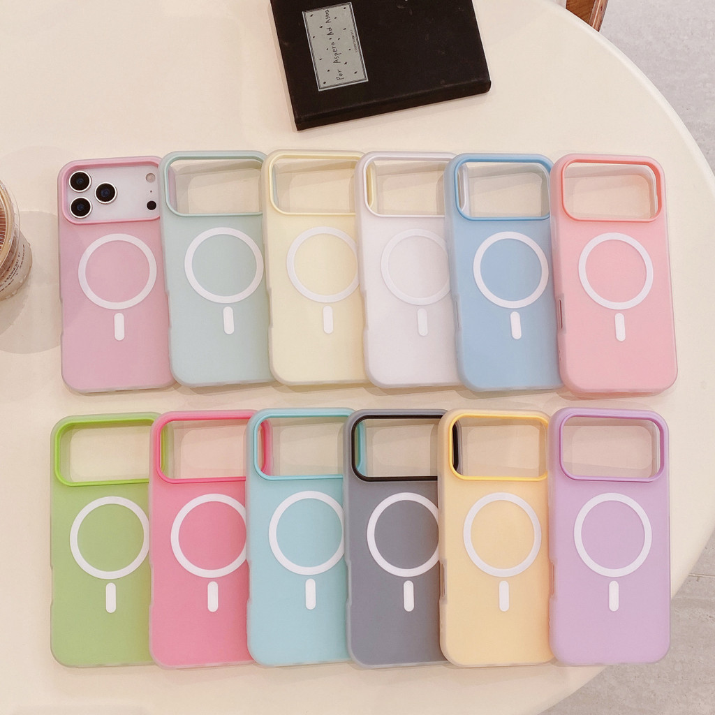 Ốp Điện Thoại Cứng Từ Tính Cho iPhone 17 16 Pro ProMax 17 Air 16 Plus Sạc Không Dây Chống Sốc