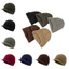 Mũ lưỡi trai dệt kim ấm áp COCODECOVED, Mũ beanie ngắn vành dày, Mũ beanie mềm mại thời trang Màu trơn Thêm mũ lót sang trọng mùa đông