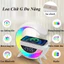 Loa Chữ G Đa Năng - Sạc Không Dây, Đồng Hồ Báo Thức, Đèn Ngủ LED RGB, Âm Thanh Chất Lượng Cao