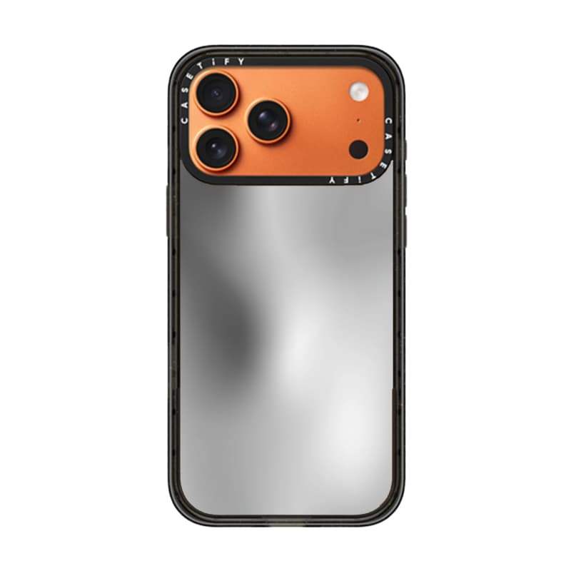 CASECASE X Blurred Darkness Case Black Edge Clear Hard Từ Hút Tác Động Dành Cho Apple IPhone 12 13 14 15 16 17 Pro Max Air Plus Có Hộp
