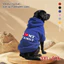 Áo Hoodie cho chó lớn 3XL-9XL, tôi yêu bố in hình, phong cách chui đầu, Có 6 màu, Vải mềm, Thoải mái, thoáng khí, ấm áp, có thể giặt được, Thích hợp cho tất cả các giống chó lớn